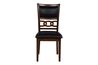 Gia Round Dining Table & 4 Chairs in Light Brown, Image 6