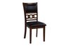 Gia Round Dining Table & 4 Chairs in Light Brown, Image 5