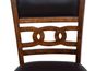 Gia Round Dining Table & 4 Chairs in Light Brown, Image 8