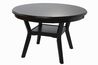 Gia Round Dining Table & 4 Chairs in Dark Brown, Image 2