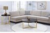 Harper End Table in Espresso & Gold, Image 4