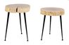 Iron & Wood Accent Tables, Set of 2, Image 1