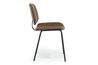 James Side Chair in Mocha Leather, Image 3
