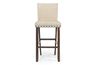 Jax Barstool in Brown, Upholstered, Image 2