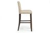 Jax Barstool in Brown, Upholstered, Image 3