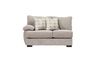 Bermuda 1 Arm Loveseat in Smoke, Left Facing, Image 1