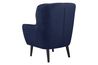 Lucy Accent Chair in Navy, Image 3