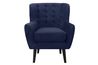 Lucy Accent Chair in Navy, Image 2