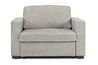Luigi Twin Sleeper Chair in Gray, Image 3
