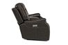 Malibu 3 Power Wireless Console Loveseat in Chocolate Leather, Image 3