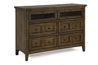 Bay Creek Media Chest in Nutmeg, Image 1