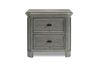 Costa Del Sol USB Nightstand in Gray, Image 2
