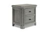 Costa Del Sol USB Nightstand in Gray, Image 1