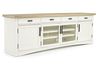Americana Media Console in White, 92 Inch, Image 1