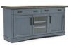 Americana Media Console in Blue, 63 Inch, Image 1