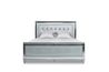 Valentino Panel Bed in Silver, Queen, Image 2