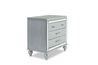Valentino Nightstand in Silver, Image 1