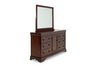 Versailles Dresser in Merlot, Image 4