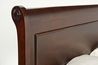 Versailles Sleigh Bed in Merlot, Eastern King, Image 3