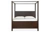 Pine Hill Canopy Bed in Brown, Queen, Image 3