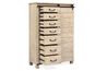 Pine Hill 7 Drawer Chest in Oat, Image 4