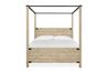 Pine Hill Canopy Bed in Oat, Queen, Image 2