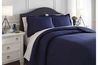 Raleda Coverlet in Navy, Queen, Image 3