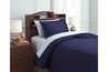 Raleda Coverlet in Navy, Queen, Image 2