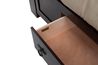 Sheridan Sleigh Bed w/ Storage in Brown, Eastern King, Image 3