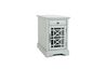Skyy Chairside Table in Gray, Image 1