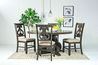 Stone Side Chair in Charcoal, Upholstered Harp, Image 4