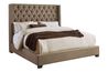 Westerly Upholstered Bed in Brown, Eastern King, Image 1