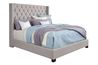 Westerly Upholstered Bed in Gray, Queen, Image 1